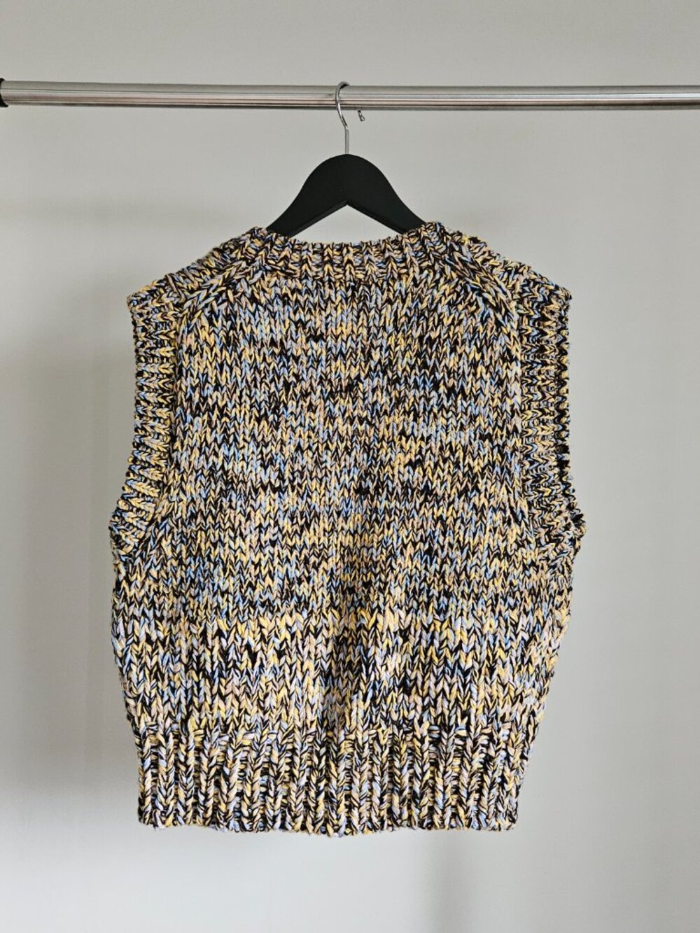 NWT COS CHUNKY HAND-KNIT WOOL VEST - XS/S, Multi-Color - Picture 2 of 12